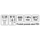 FALA Flexibilná pripojovacia hadica 3/8" x 3/8" 600 mm vnútorná-vonkajšia