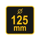VOREL Kefa na čistenie komínov s guľôčkou 125 mm