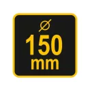 VOREL Kefa na čistenie komína s guľôčkou 150 mm