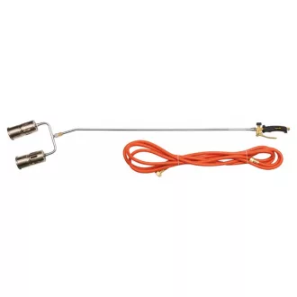   VOREL Plynový horák Dvojitý 2 x 60 mm + 5 m hadica (na pálenie)