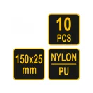 VOREL páska na suchý zips 150 mm (10 ks)