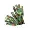 Záhradnícke rukavice FLO so vzorom zeleného poľa veľkosť 8