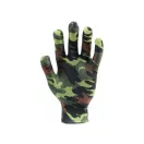 Záhradnícke rukavice FLO so vzorom zeleného poľa veľkosť 8