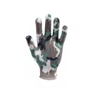 Záhradnícke rukavice FLO so vzorom sivého poľa veľkosť 8