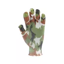 Záhradnícke rukavice FLO so vzorom sivého poľa veľkosť 8