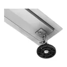 FALA Sprchový odtok 600 mm Biele sklo inox