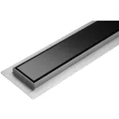FALA Sprchový odtok 600 mm Čierne sklo inox