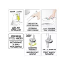 WC sedadlo a detské sedadlo FALA sú antikondenzačné