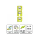 FALA Sprchová hlavica 3 funkcie modrá