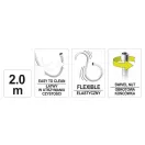 FALA Rúrka sprchová PVC 2,0 m