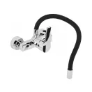 FALA Drezová batéria s nástennou čiernou flexibilnou trubkou + príslušenstvo