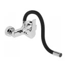 FALA Drezová batéria s nástennou čiernou flexibilnou trubkou + príslušenstvo