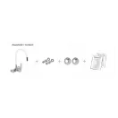 FALA Drezová batéria s nástennou bielou flexibilnou trubkou + príslušenstvo