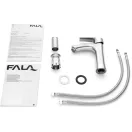 FALA Umývadlová batéria + príslušenstvo inox Steely3