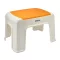 FALA Detská stolička plastová 300 x 300 x 210 mm oranžová