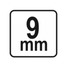 VOREL Nôž s lámavou čepeľou 9 mm