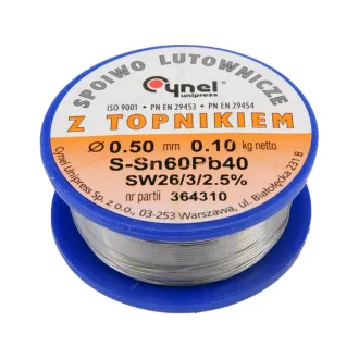 Pájkacia cín 0,5 mm 100 g