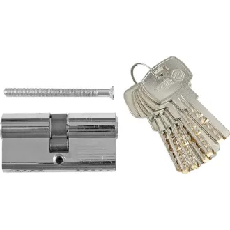 VOREL Zámková vložka + 6 kľúčov medená 62 mm