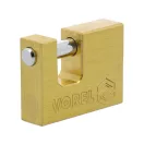 Visiaci zámok VOREL 50 mm bezpečnostná mosadz (visiaci zámok "U")