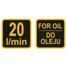 VOREL Bubnové čerpadlo s obežným kolesom 20 litrov/min. liatinové