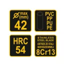 VOREL Nožnice na rezanie rúr PVC 42 mm