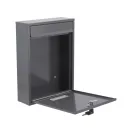 VOREL Poštová schránka sivá 360 x 260 x 80 mm