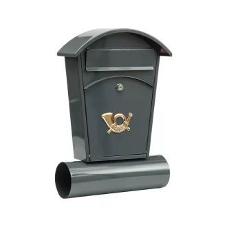 VOREL Poštová schránka sivá 480 x 280 x 80 mm