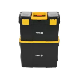   VOREL Box na náradie na kolieskach 2 diely 460 x 260 x 630 mm