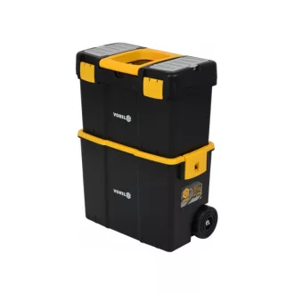   VOREL Box na náradie na kolieskach 2 diely 460 x 260 x 630 mm