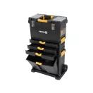 VOREL Box na náradie na kolieskach 3 diely 450 x 280 x 820 mm