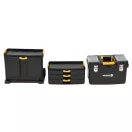 VOREL Box na náradie na kolieskach 3 diely 450 x 280 x 820 mm