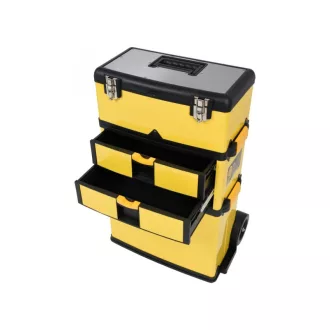   VOREL Box na náradie na kolieskach 3 diely 540 x 370 x 850 mm