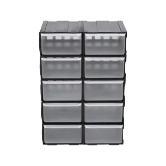   VOREL Zásuvkový skrutkový držiak 10 zásuviek 225 x 155 x 100 mm