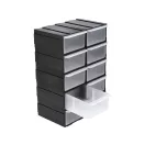 VOREL Zásuvkový skrutkový držiak 10 zásuviek 225 x 155 x 100 mm