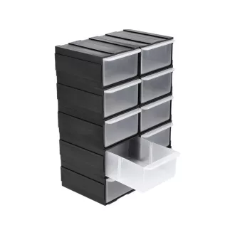   VOREL Zásuvkový skrutkový držiak 10 zásuviek 225 x 155 x 100 mm