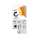 STHOR Elektrická príklepová vŕtačka 13 mm 600 W