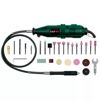   LUND Univerzálna brúska s ohybným hriadeľom a príslušenstvom