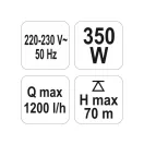 FLO Elektrické ponorné čerpadlo 350W