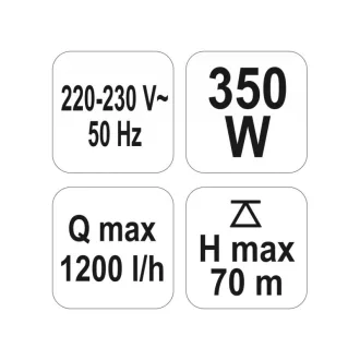 FLO Elektrické ponorné čerpadlo 350W