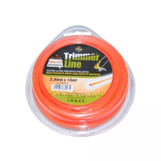   CORTEX Kosačka náhradná struna 2,0 mm x 15 m dual kruhová