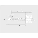 CELO MFR SB hmoždinka so zápustnou hlavou so šesťhrannou hlavou integrovanou podložkou 8 x 100 mm (4 ks/c