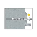 CELO MFR SB hmoždinka so zápustnou hlavou so šesťhrannou hlavou integrovanou podložkou 8 x 120 mm (4 ks/c