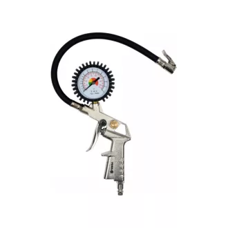 VOREL fúkacia pištoľ na pneumatiky s tlakomerom 0-12 bar