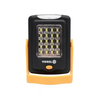 VOREL Batériové LED svietidlo magnetické 20+3 LED