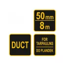 VOREL Krycia páska na opravu plachty 8 mx 50 mm zelená