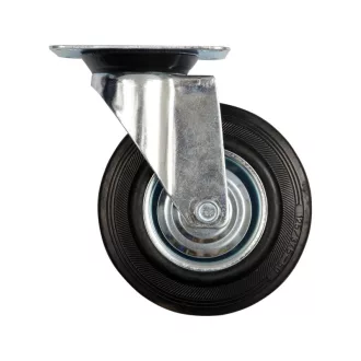 VOREL Priemyselná otočná vidlica kolesa 125 mm 100 kg