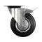 VOREL Priemyselné koleso s otočnou brzdou vidlice 100 mm 60 kg