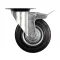 VOREL Priemyselné koleso s otočnou brzdou vidlice 125 mm 100 kg