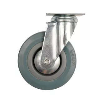 VOREL Priemyselná otočná vidlica kolesa 125 mm 50 kg