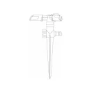 FLO otočný zavlažovač s 3 ramenami 1/2"